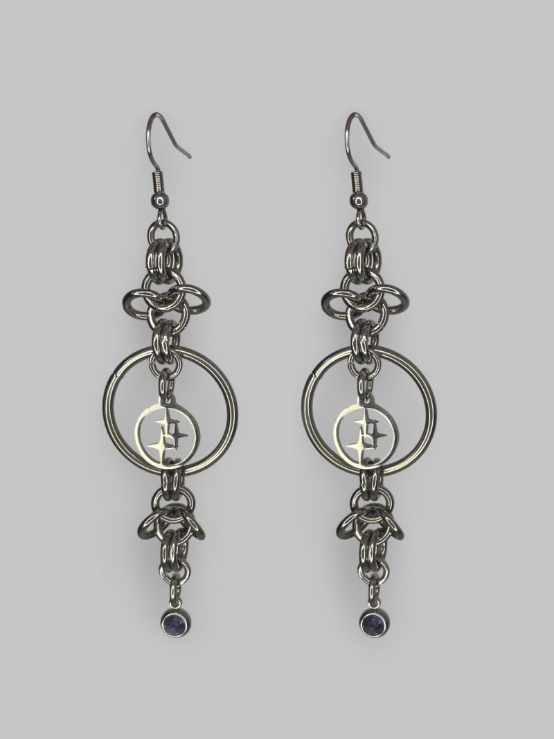 boucles d'oreilles midnight